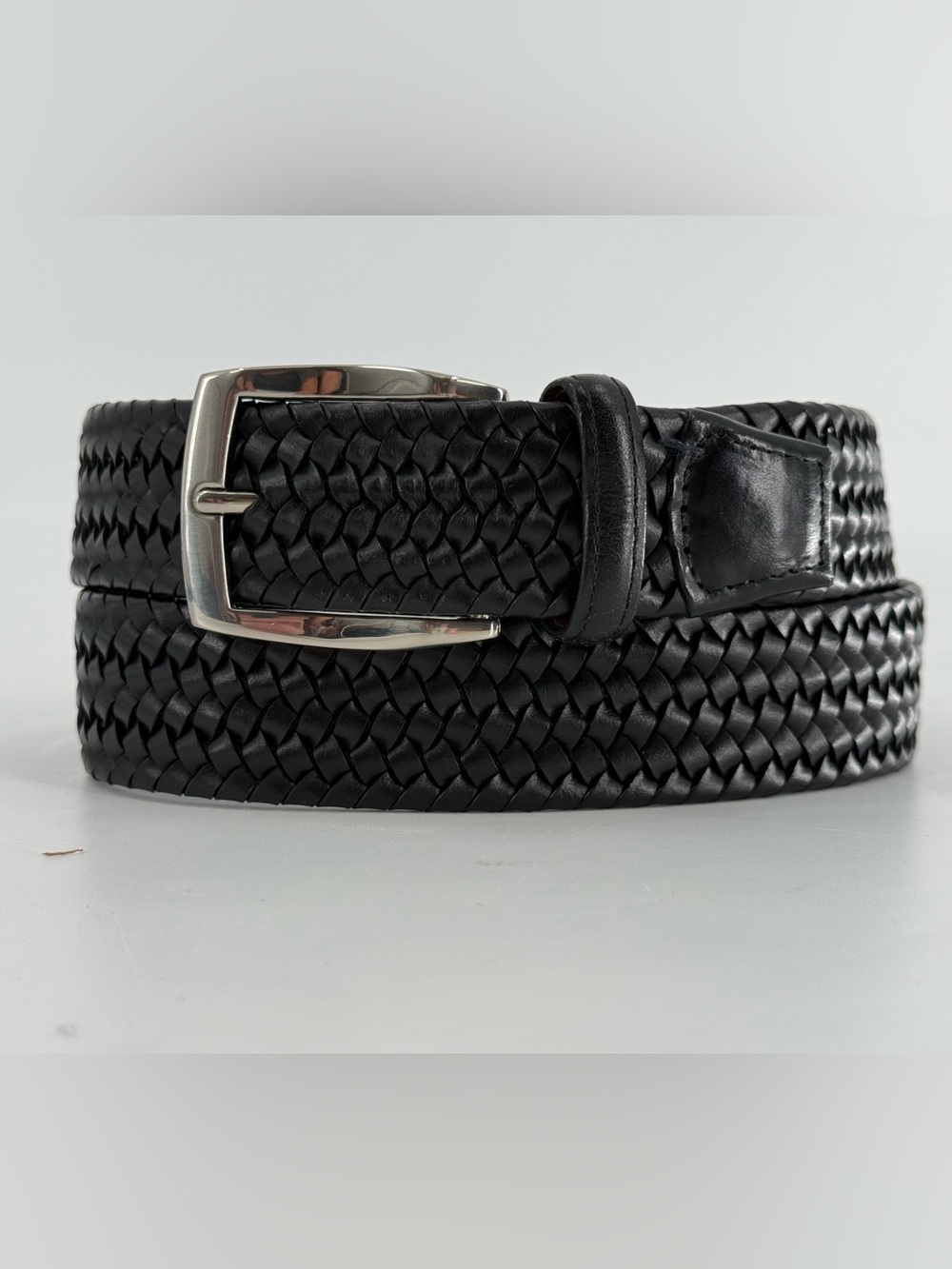 Torino Woven Leather Men’s Belt 30
